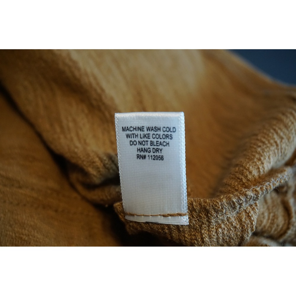 Zenana Women Caramel Brown Textured Knit Lounge Set Top & Wide Leg Pants - Picture 9 of 12